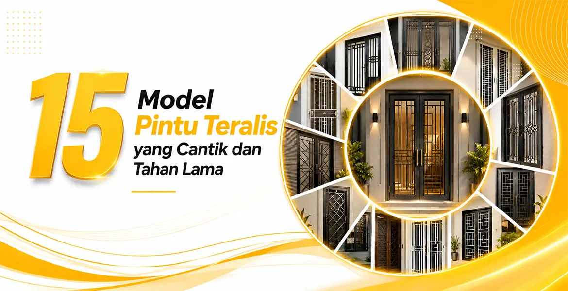15 Model Pintu Teralis yang Cantik dan Tahan Lama