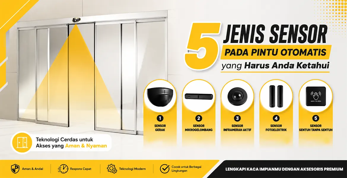 5 Jenis Sensor Pada Pintu Otomatis yang Harus Anda Ketahui