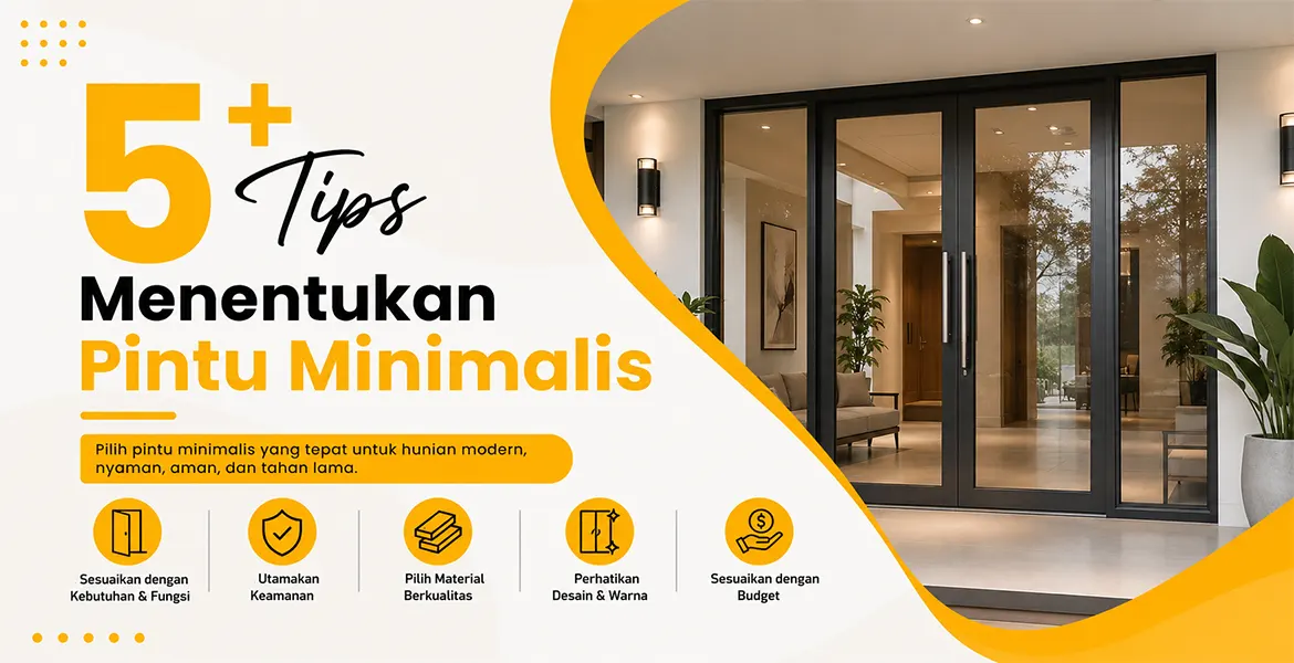 5+ Tips Menentukan Pintu Minimalis