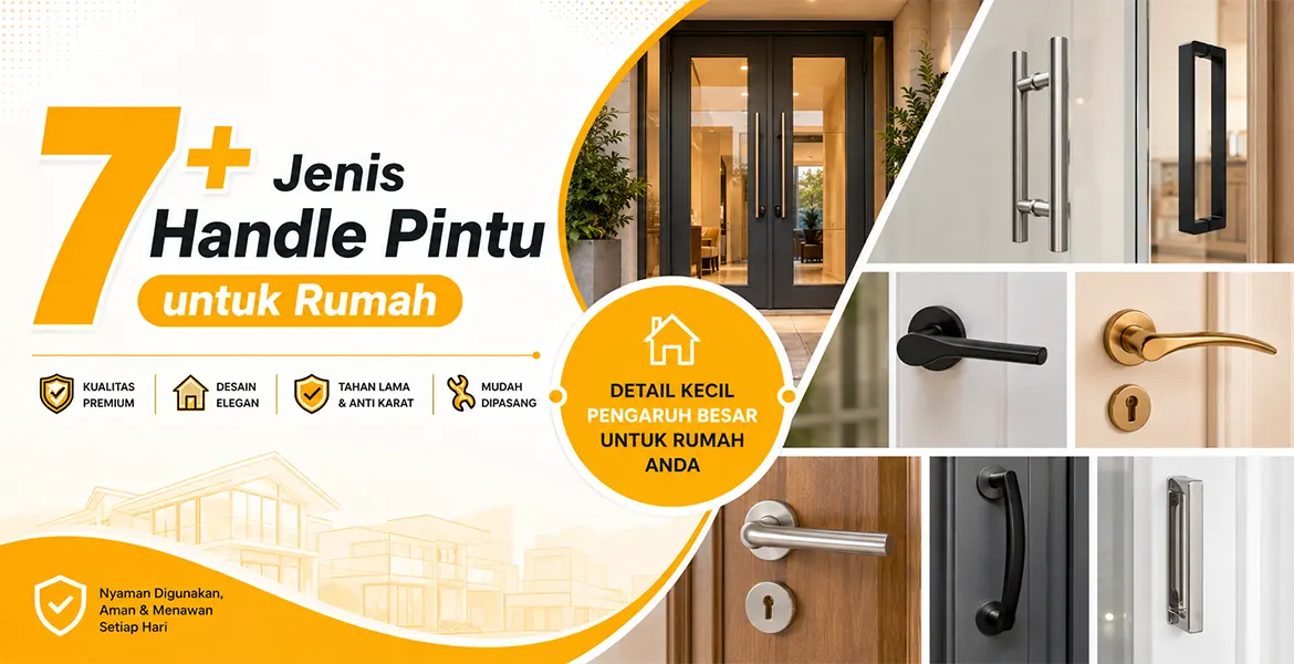 7+ Jenis Handle Pintu untuk Rumah