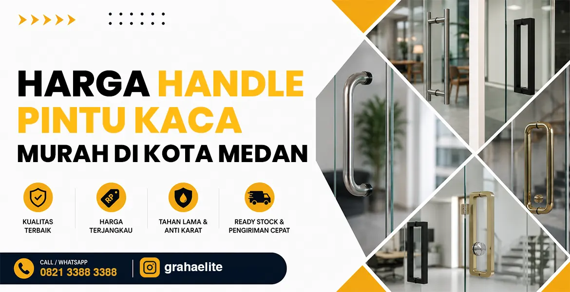 Harga Handle Pintu Kaca Murah Di Kota Medan