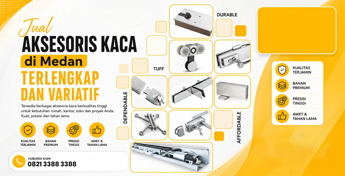 Jual Aksesoris Kaca di Medan Terlengkap Dan Variatif