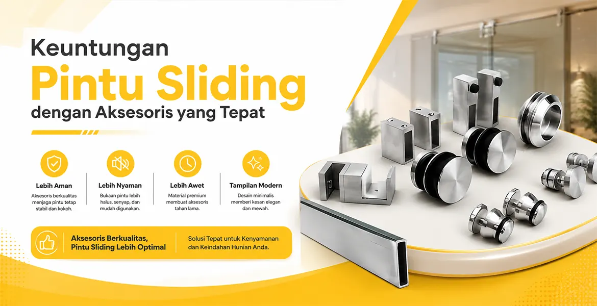 Keuntungan Pintu Sliding dengan Aksesoris yang Tepat