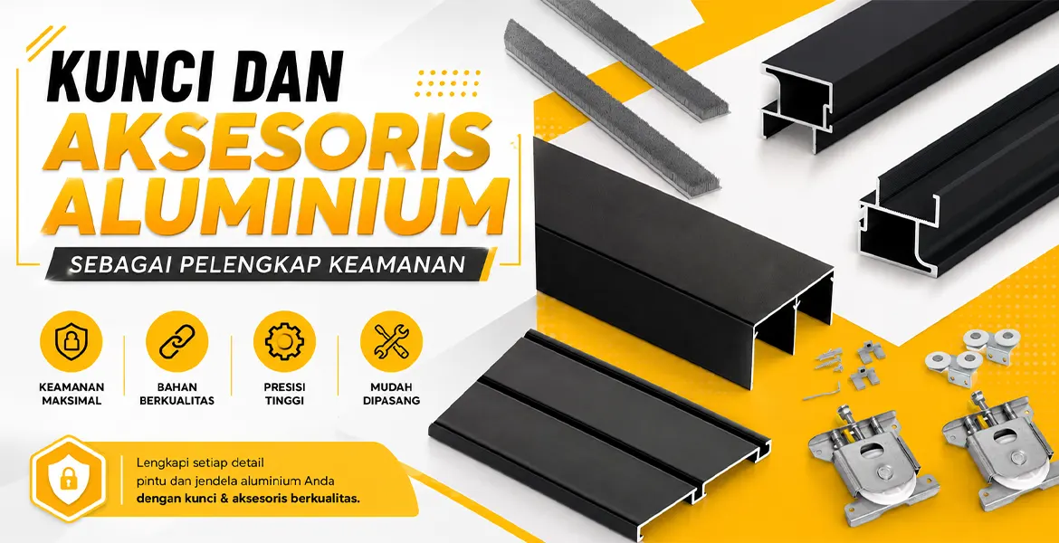 Kunci Dan Aksesoris Aluminium Sebagai Pelengkap Keamanan