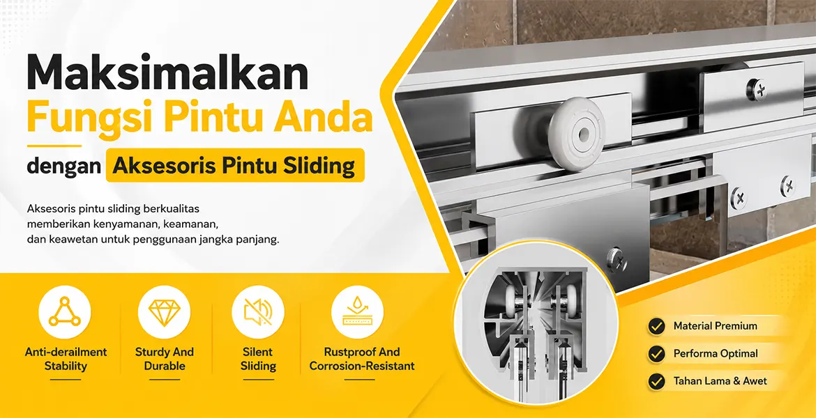 Maksimalkan Fungsi Pintu Anda dengan Aksesoris Pintu Sliding