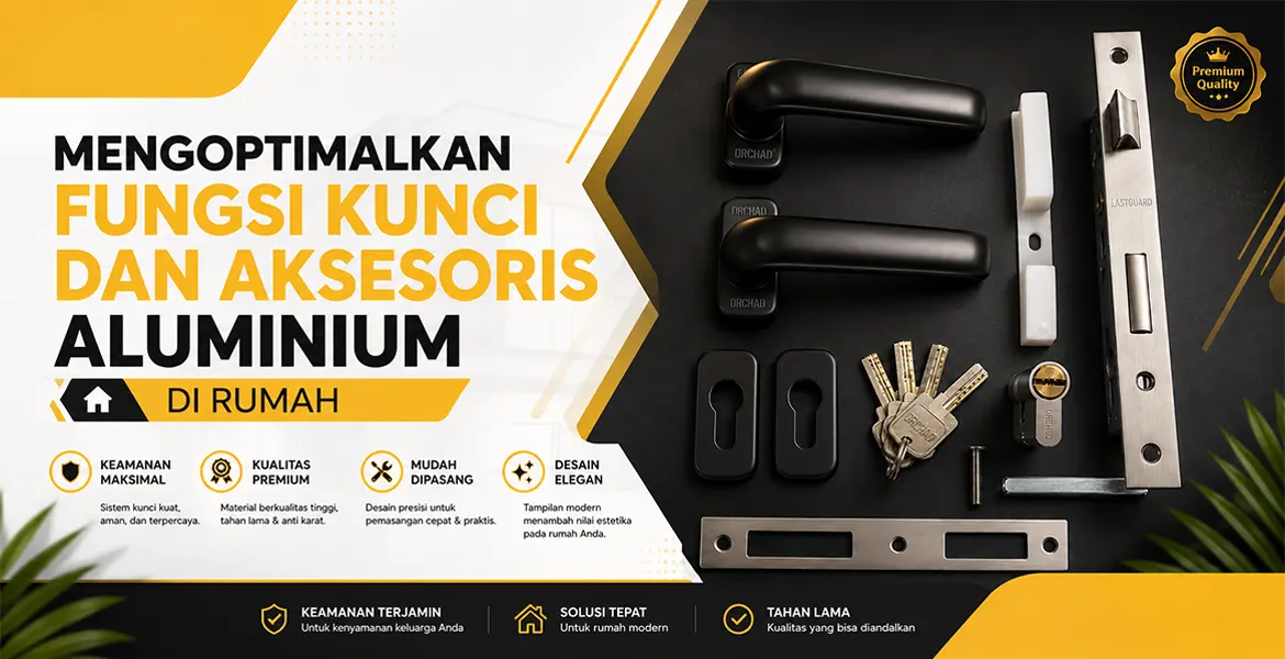 Mengoptimalkan Fungsi Kunci Dan Aksesoris Aluminium Di Rumah