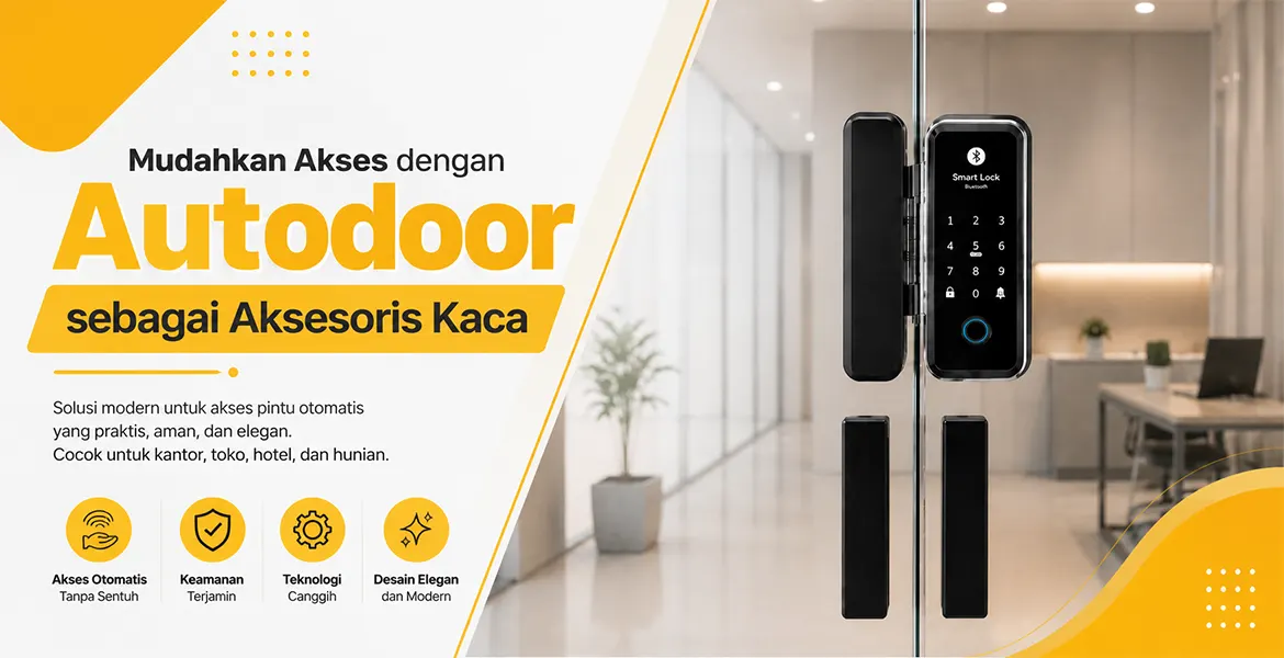 Mudahkan Akses dengan Autodoor sebagai Aksesoris Kaca