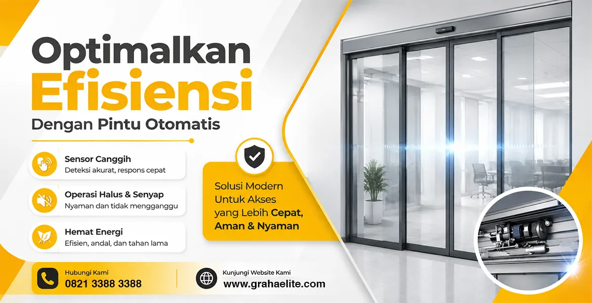 Optimalkan Efisiensi Dengan Pintu Otomatis