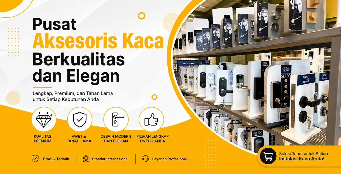 Pusat Aksesoris Kaca Berkualitas dan Elegan