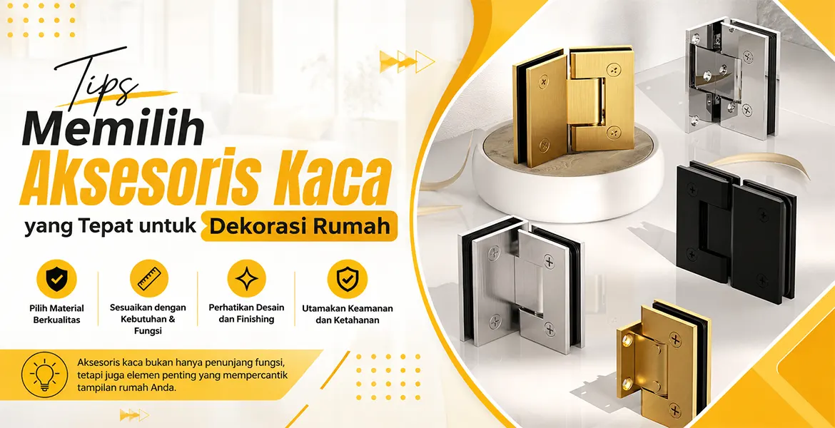 Tips Memilih Aksesoris Kaca yang Tepat untuk Dekorasi Rumah