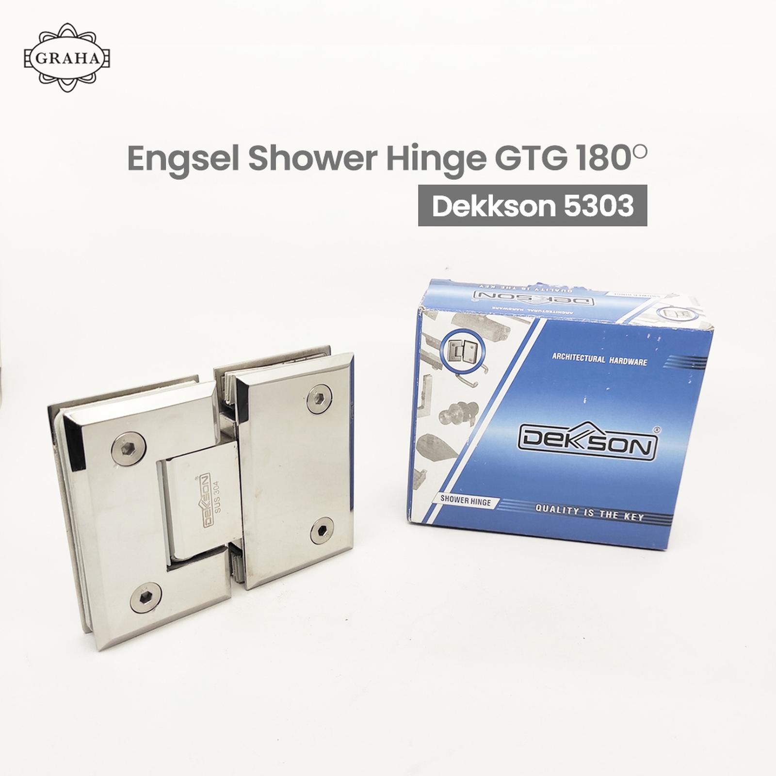 Engsel Shower Hinge Dekkson 5303 Glass to Glass 180