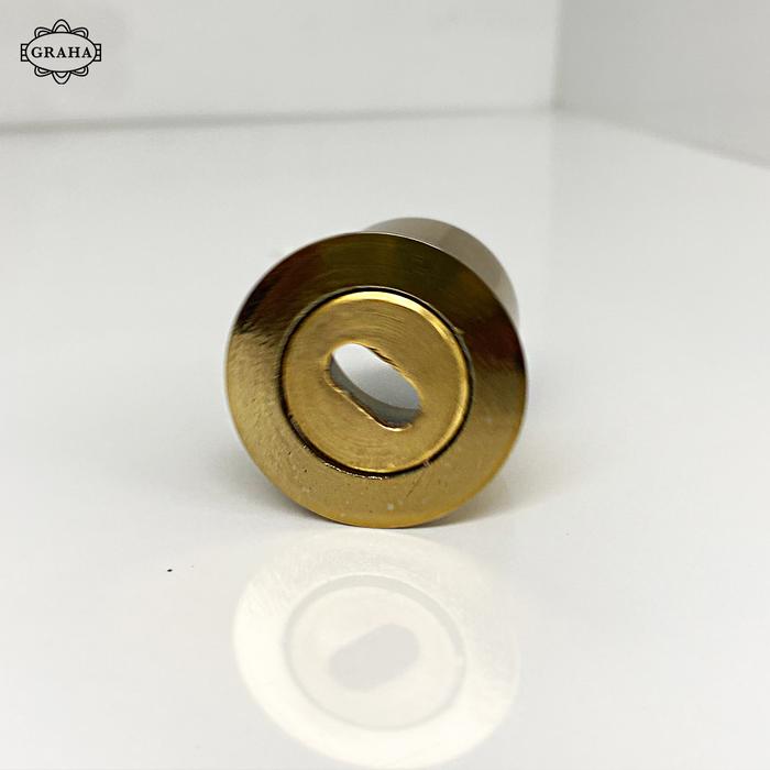 Connector Pipa ke Tembok 1 Inch GOLD / ROSE GOLD - Gold