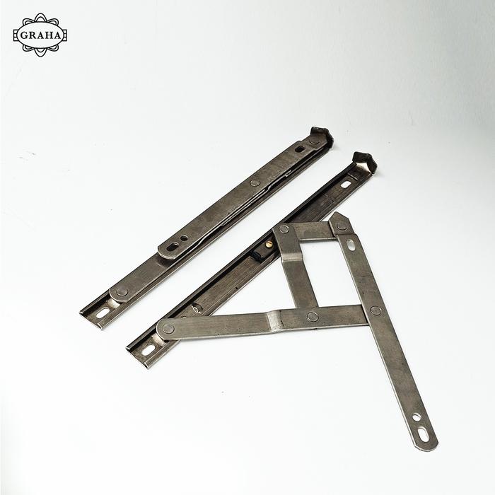 Engsel Casement Jendela Aluminium / Kayu APSJK 10 Inci