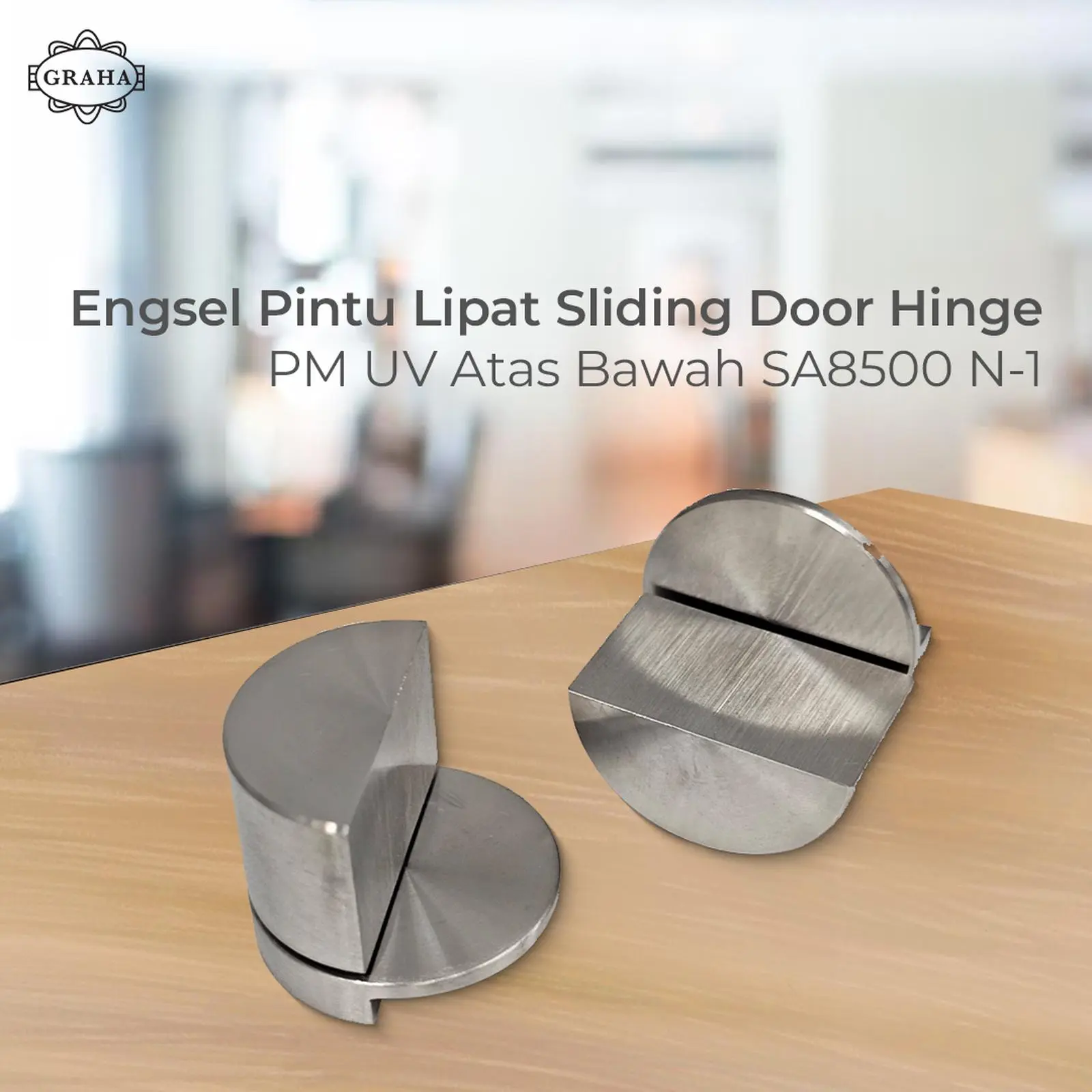 Engsel Pintu Lipat Sliding Door Hinge PM UV Atas Bawah SA8500 N-1