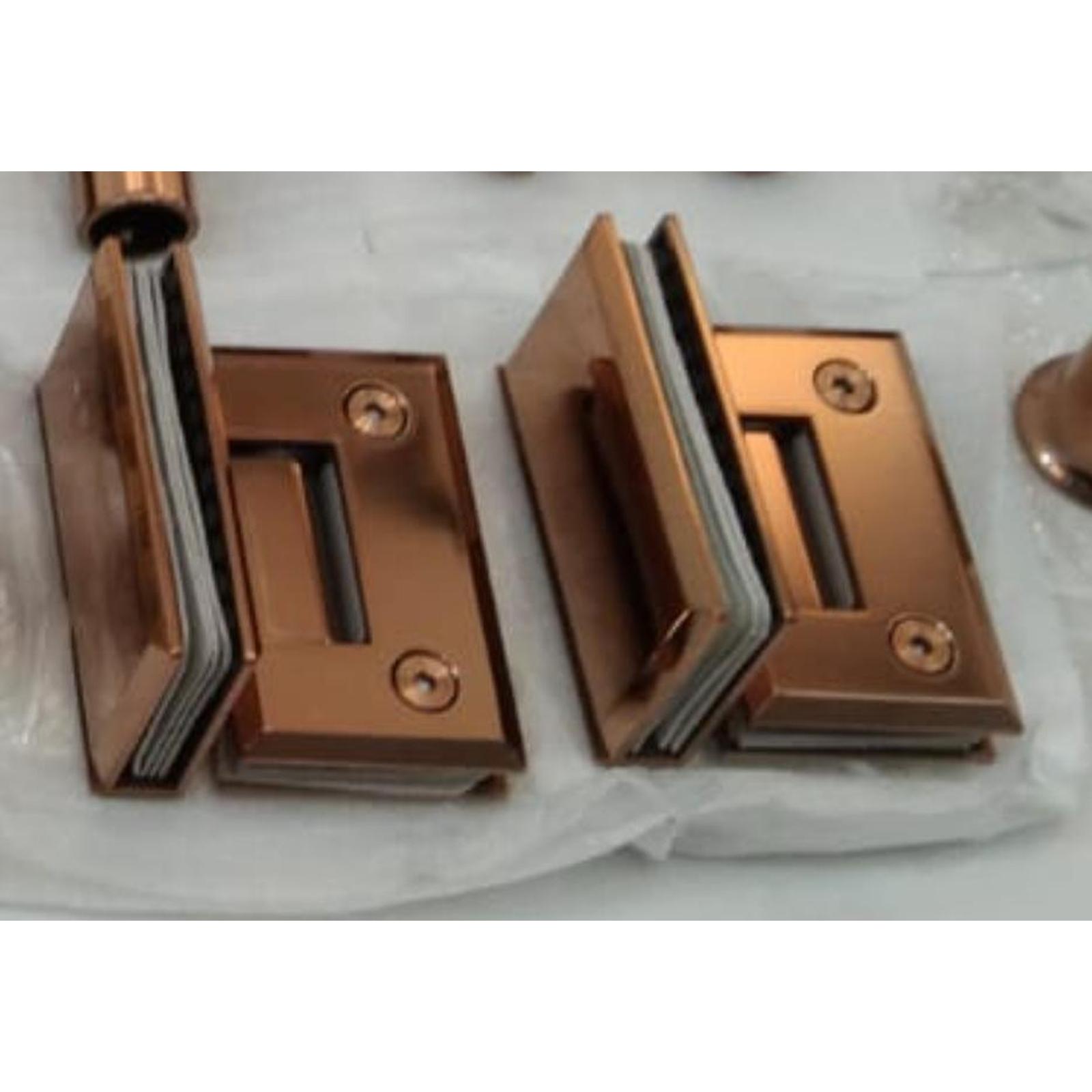 Engsel Shower Hinge Ocius 814 Glass to Glass 90 GOLD/ROSE GOLD - Gold