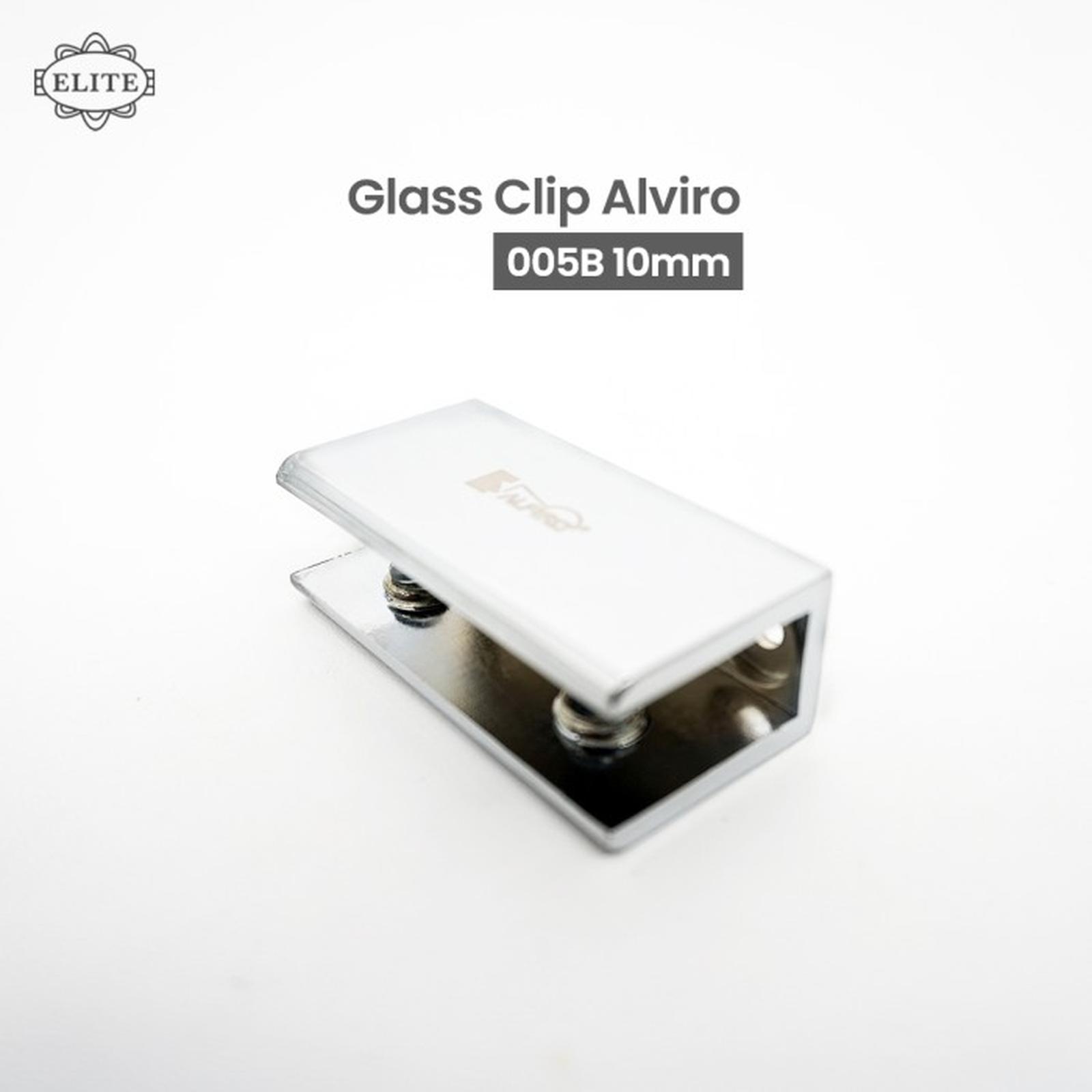 Glass Clip Alviro 005B 10mm Gold/ Rose Gold/ Black Doff - Gold