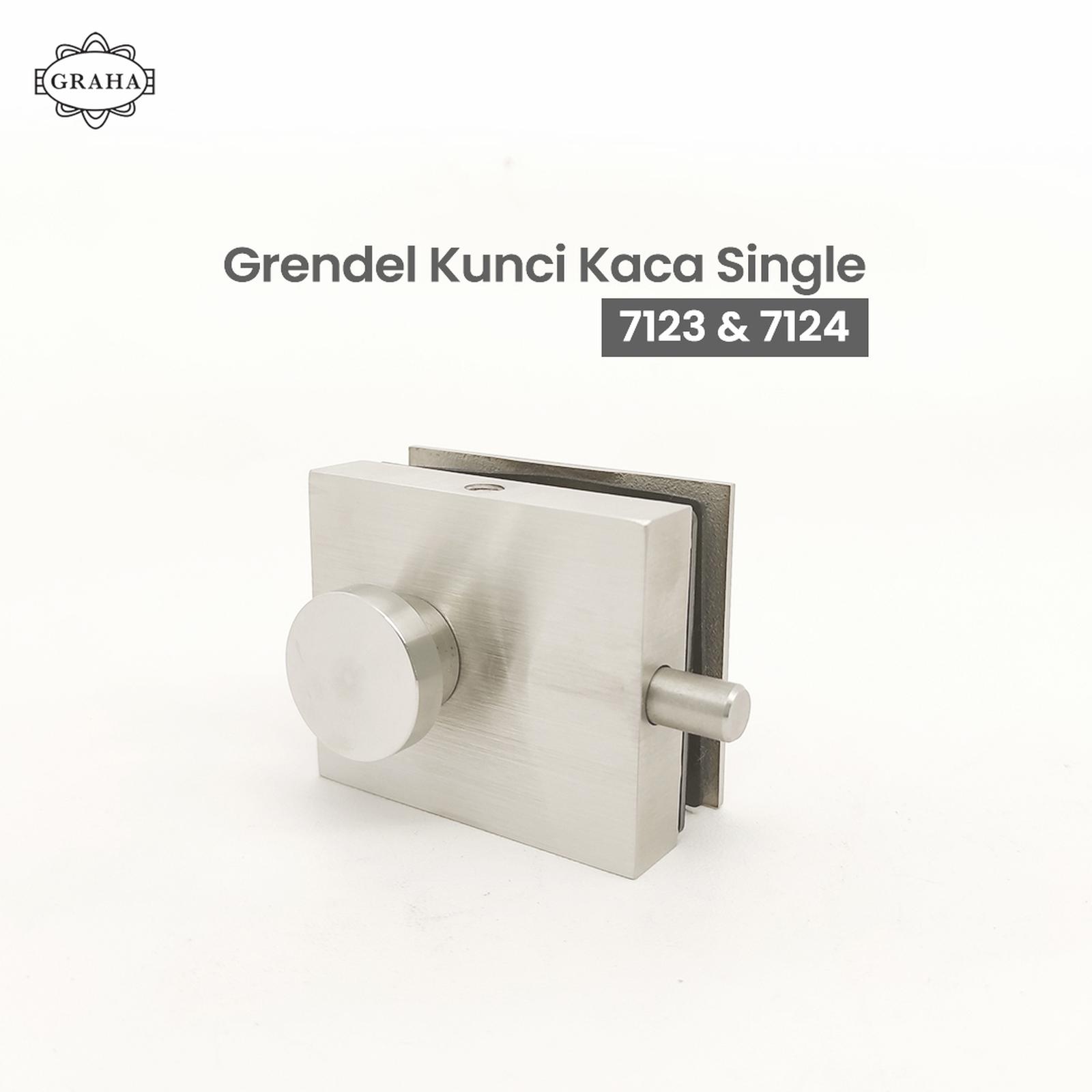 Grendel Kunci Kaca Single 7123 & 7124