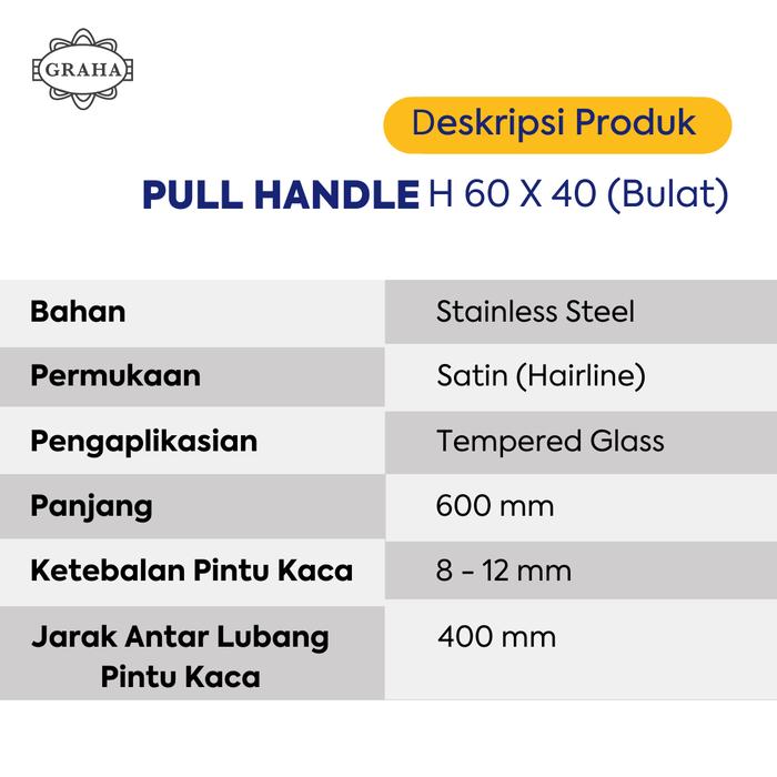 Handle H 60x40 Bulat