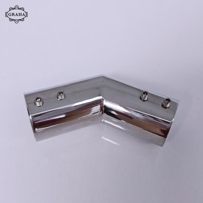 Konektor Pipa / Glass Clamp | Faster Siku Mati 135� 1 Inci