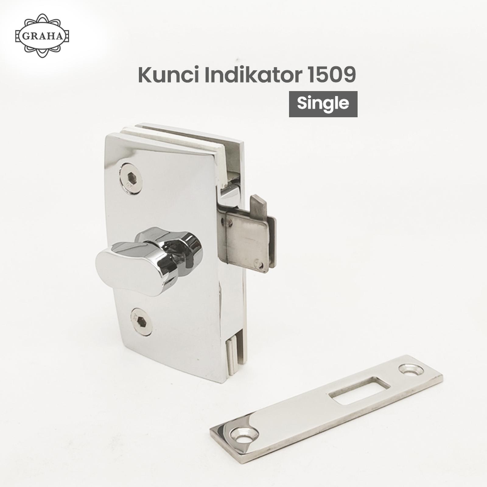 Kunci Grendel Indikator 1509 Single untuk Kubikal