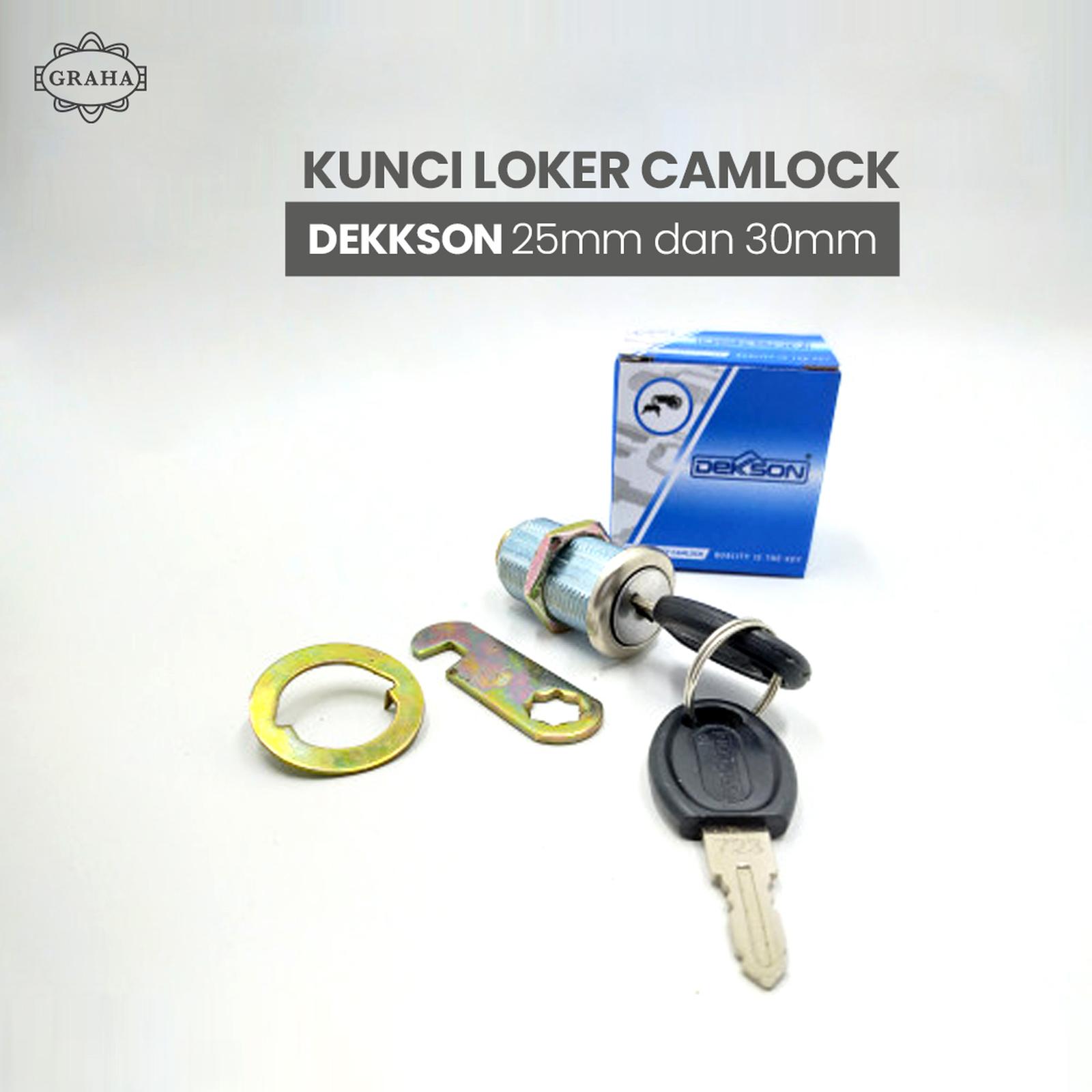 Kunci Loker Camlock Dekkson 25 mm / 30 mm