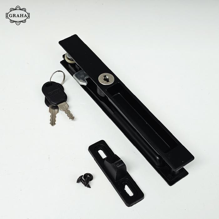 Kunci Tanam Lilian Inlock A6 Hitam Black