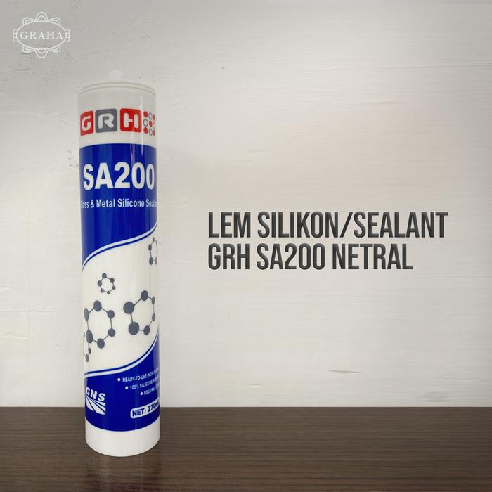 Lem Silikon Sealant GRH 368 Asam - Transparan, GRH 368 Asam