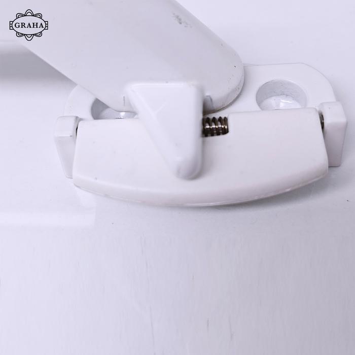 Rambuncis Handle Kunci Jendela Bantalan | Onasis 510B Putih White