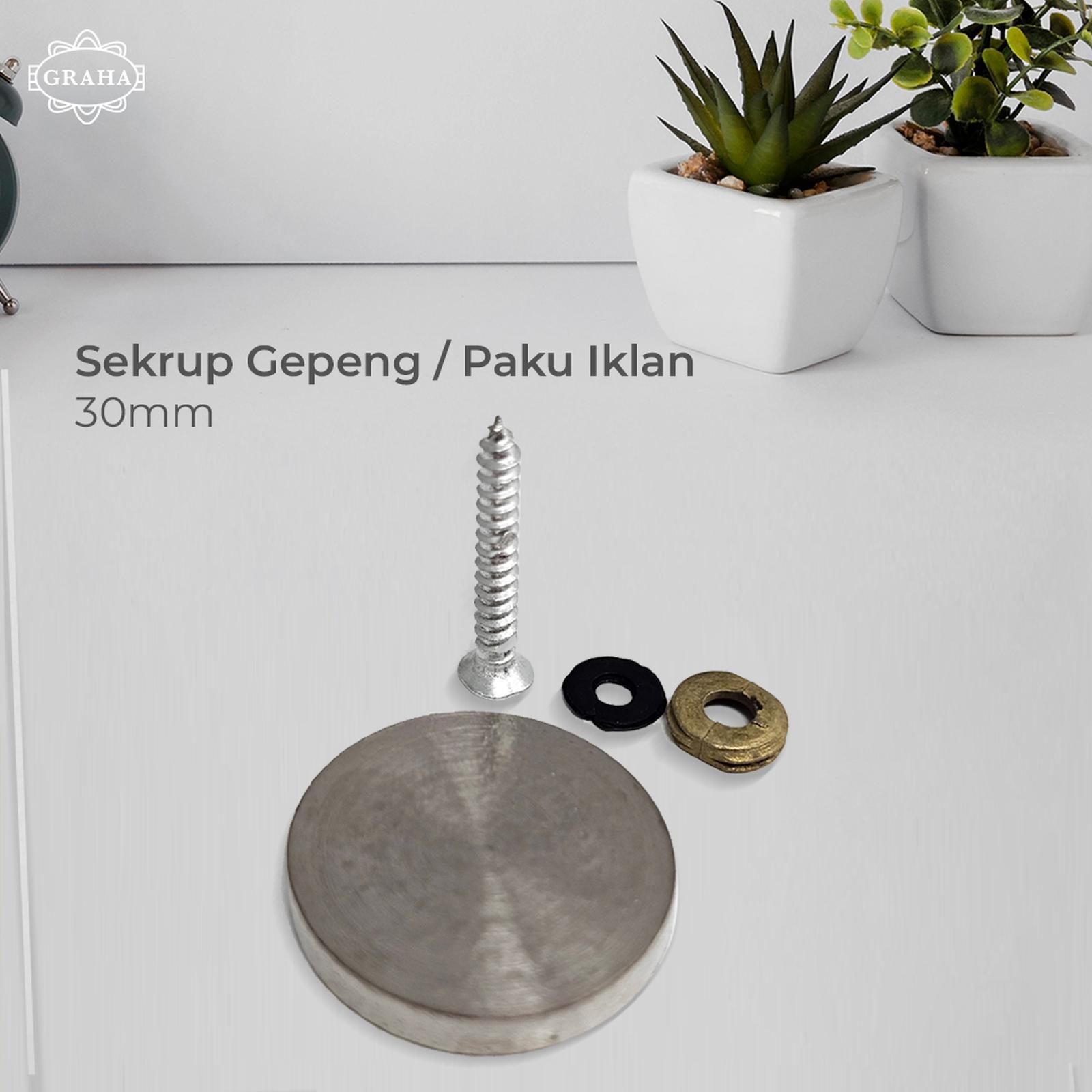 Sekrup Gepeng / Paku Iklan | 30mm