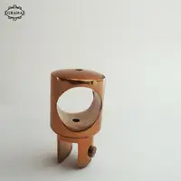 Connector Pipa ke Kaca 1 Inch GOLD / ROSE GOLD - Gold