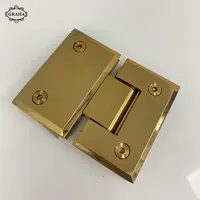 Engsel Pintu Kaca Shower Hinge Dekkson Glass to Glass 180� Gold - Gold