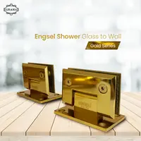 Engsel Pintu Kaca Shower Hinge Dekkson Glass to Wall Gold