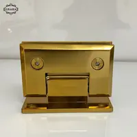Engsel Pintu Kaca Shower Hinge Dekkson Glass to Wall Gold
