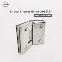 Engsel Shower Hinge Dekkson 5305 Glass to Glass 135