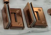 Engsel Shower Hinge Ocius 814 Glass to Glass 90 GOLD/ROSE GOLD - Gold