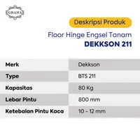 Floor Hinge Dekkson 211