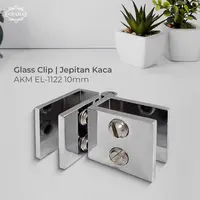 Glass Clip / Jepitan Kaca | AKM EL-1122 10mm