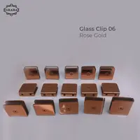 Glass Clip 06 Rose Gold