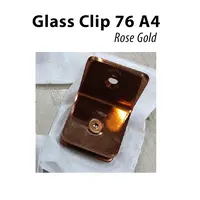 Glass Clip 76 A4 Rose Gold