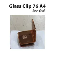 Glass Clip 76 A4 Rose Gold