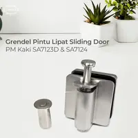Grendel Pintu Lipat Sliding Door PM Kaki SA7123D & SA7124