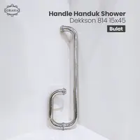 Handle Handuk Shower Dekkson 814 15x45 Bulat