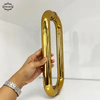 Handle Pegangan Pintu Huruf C As 30/35 Gold/Rose Gold - Gold