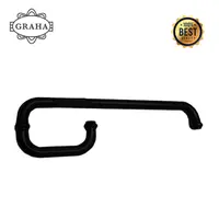 Handle Pintu Kaca Shower 15cm x 45cm Black Doff - 15 x 45