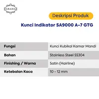 Kunci Grendel Indikator SA9000 A-7 GTG