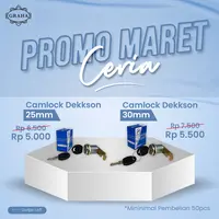 Kunci Loker Camlock Dekkson 25 mm / 30 mm