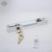 Kunci Sliding Aluminium Lilian White