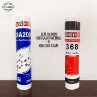 Lem Silikon Sealant GRH 368 Asam - Transparan, GRH 368 Asam
