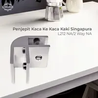 Penjepit Kaca Ke Kaca Kaki Singapura L212 NA/2 Way NA