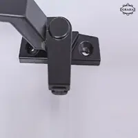 Rambuncis Handle Kunci Jendela | Alpha Hitam Black Lubang Dua
